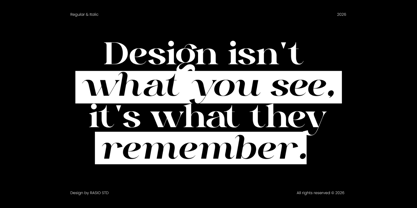 Maronier Font Poster 4