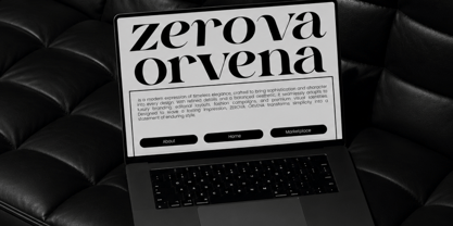 Maronier Font Poster 12