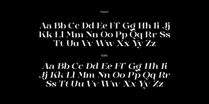 Maronier Font Poster 2