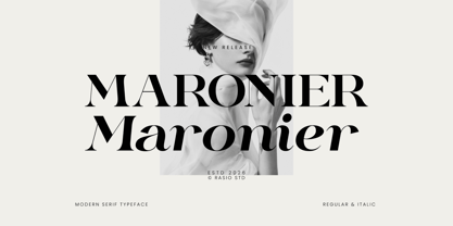 Maronier Font Poster 1