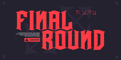 Harax Font Poster 6