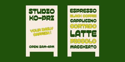 Scrumble Font Poster 3
