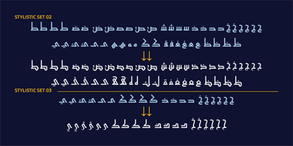 HS Almada Font Poster 9