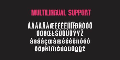 Bronk Condensed Font Poster 3