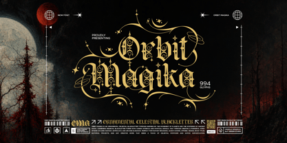Orbit Magika Font Poster 1