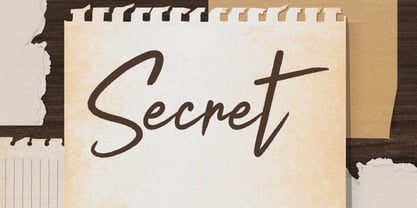 Dark Bristelle Font Poster 9
