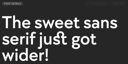 TT Chocolates Font Poster 3