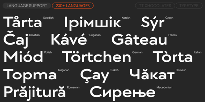 TT Chocolates Font Poster 7