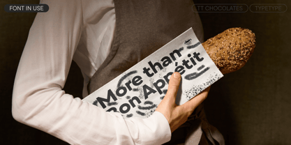 TT Chocolates Font Poster 9