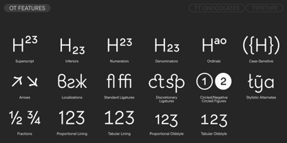 TT Chocolates Font Poster 12