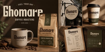 Ghomare Font Poster 3