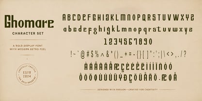 Ghomare Font Poster 9