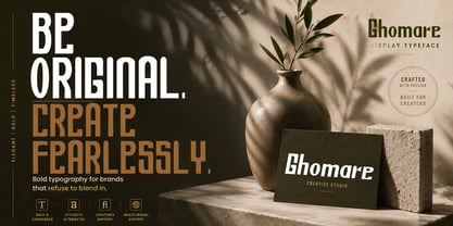 Ghomare Font Poster 8