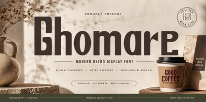 Ghomare Font Poster 1