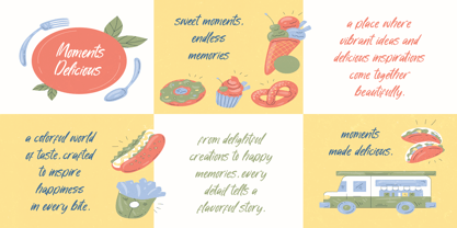 Sweet Hidden Font Poster 2