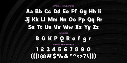 Kaineto Font Poster 10