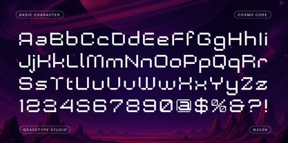 Cosmo Core Font Poster 10