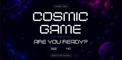 Cosmo Core Font Poster 2