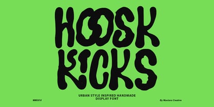 Hoosk Kicks Font Poster 1
