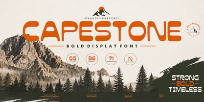 Capestone Font Poster 1