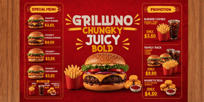 Laburger Font Poster 9