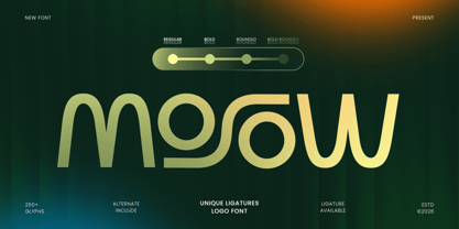 Mosow Font Poster 1