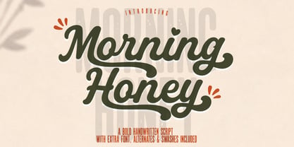 Morning Honey Font Poster 1