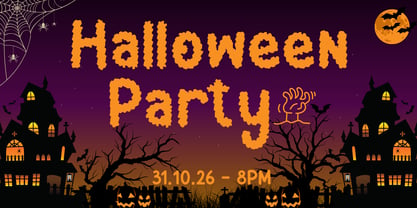 Zombie Graveyard Font Poster 4