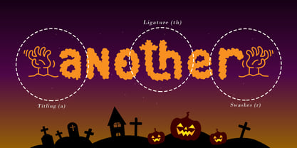 Zombie Graveyard Font Poster 6