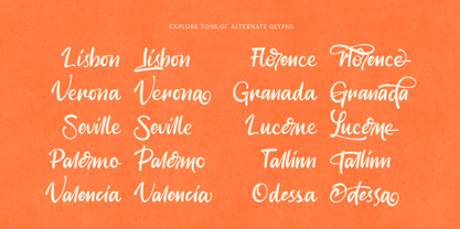 Sometime Yours Font Poster 12
