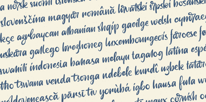 Sometime Yours Font Poster 13