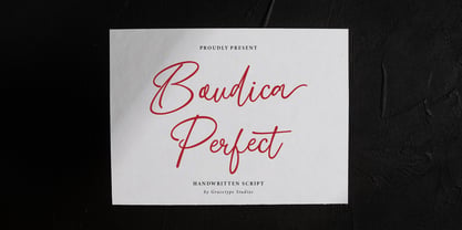 Boudica Perfect Font Poster 1