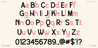 Kravely Font Poster 9