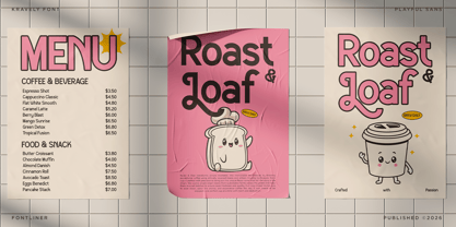 Kravely Font Poster 3