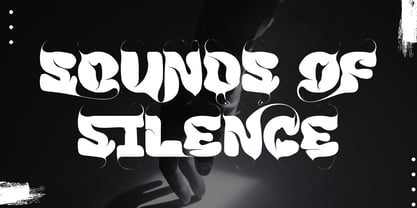 Shifting Borders Font Poster 4