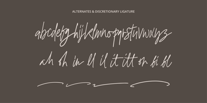 Montegito Signature Font Poster 7