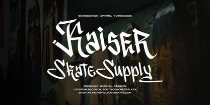 Gangsta Verse Font Poster 2