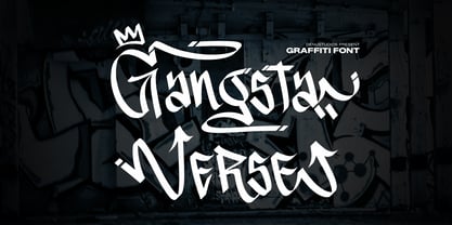 Gangsta Verse Font Poster 1