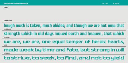 RF Adios Font Poster 3
