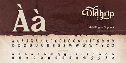 Oldhrip Font Poster 11
