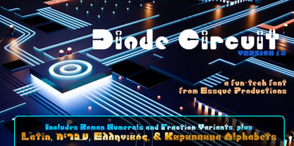Diode Circuit Font | Webfont & Desktop | MyFonts