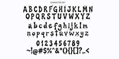 Daiboue Font Poster 7