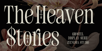 Grostel Font Poster 2