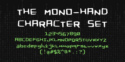 Monoan Mono Font Poster 5