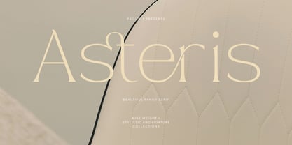 Asteris Font Poster 1