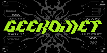 Geekomet Font Poster 1