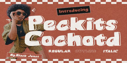 Peckits Cochotd Font Poster 1