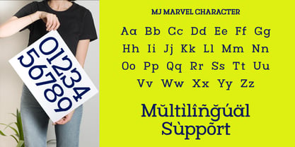 Mj. Marvel Font Poster 15