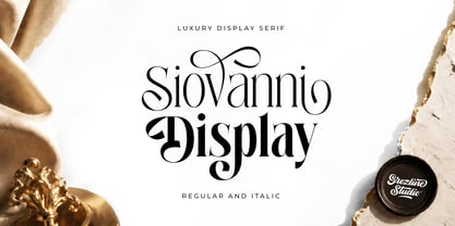 Siovanni Font Poster 1