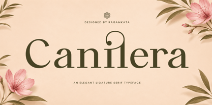 Canilera Font Poster 1